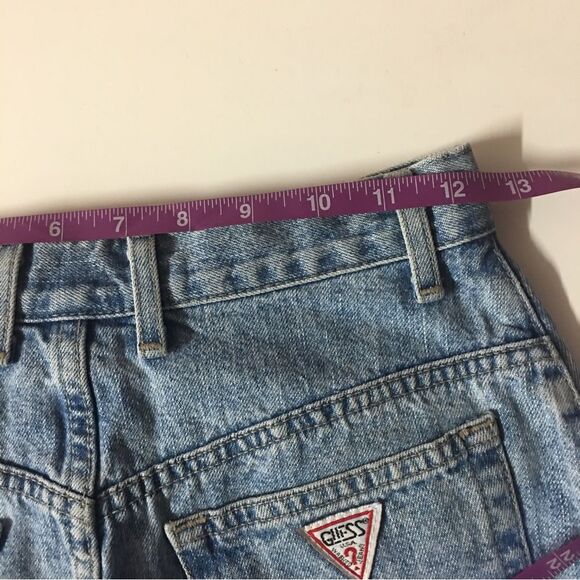 Vintage Guess Light-Medium Washed Denim Skirt Size 27 EUC - Picture 7 of 8